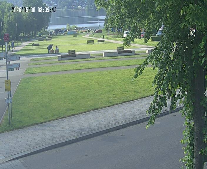 Archived image Webcam Koerbecke: View Lake Moehnesee