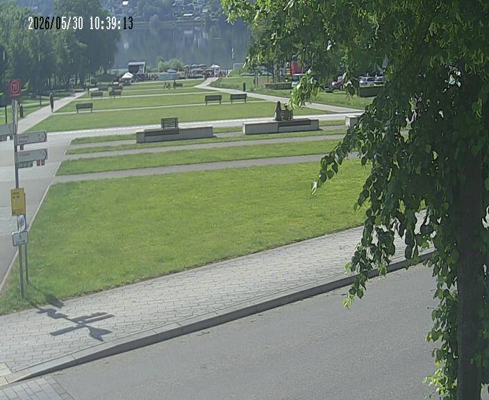 Archived image Webcam Koerbecke: View Lake Moehnesee