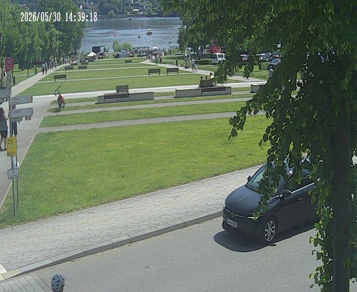 Archived image Webcam Koerbecke: View Lake Moehnesee