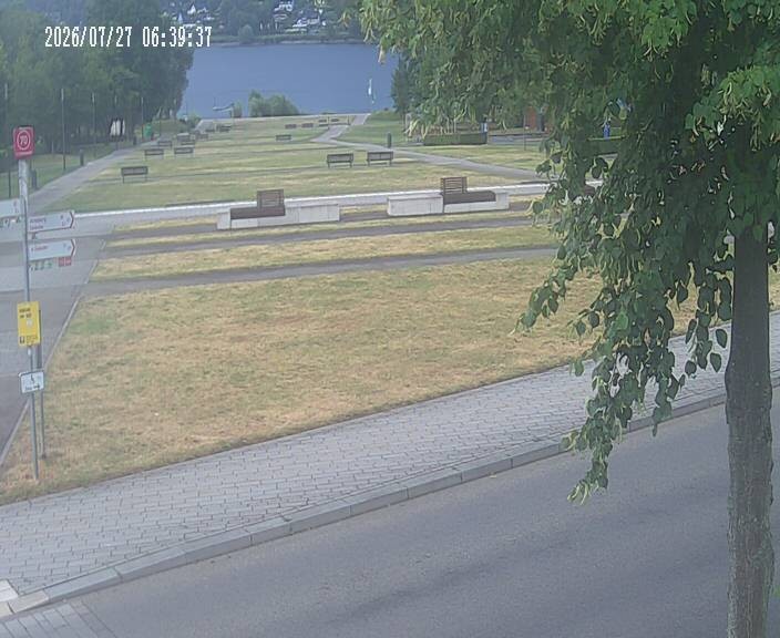 Archived image Webcam Koerbecke: View Lake Moehnesee