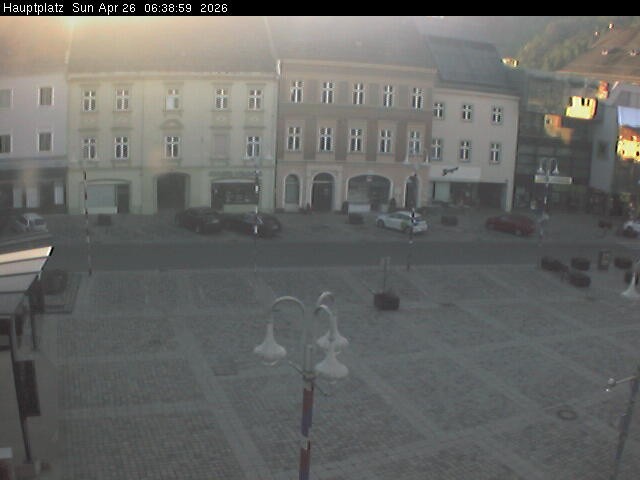 Archived image Webcam View towards main square, Judenburg, Styria (Austria)