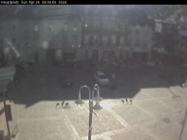 Archived image Webcam View towards main square, Judenburg, Styria (Austria)