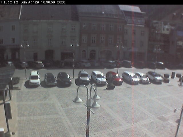 Archived image Webcam View towards main square, Judenburg, Styria (Austria)