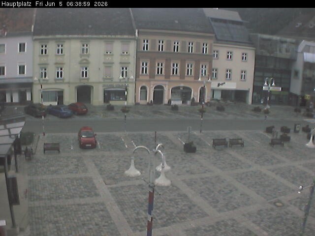 Archived image Webcam View towards main square, Judenburg, Styria (Austria)