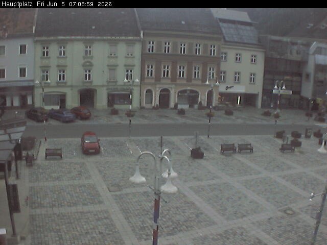 Archived image Webcam View towards main square, Judenburg, Styria (Austria)