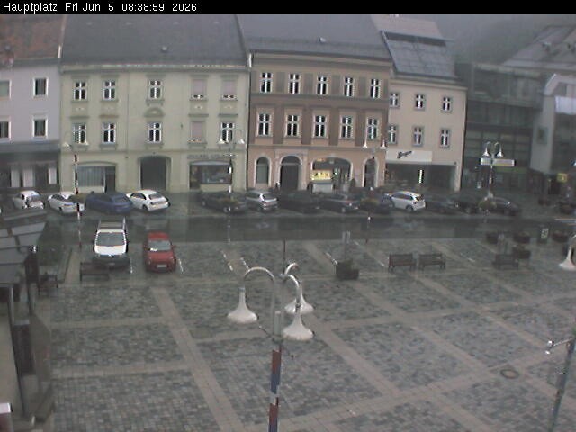 Archived image Webcam View towards main square, Judenburg, Styria (Austria)