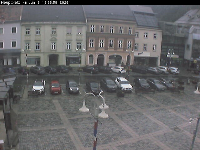Archived image Webcam View towards main square, Judenburg, Styria (Austria)