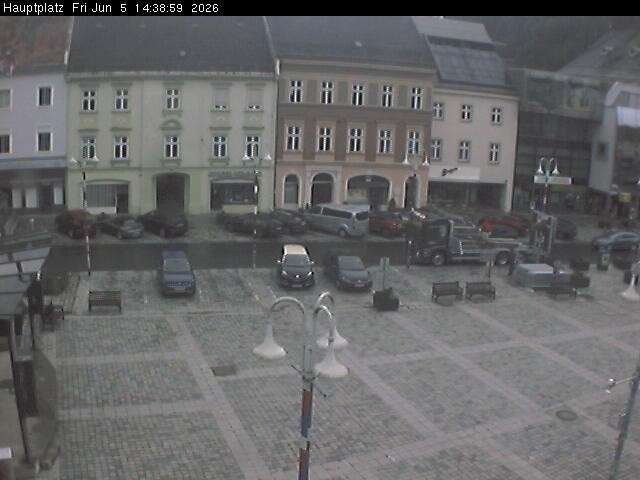 Archived image Webcam View towards main square, Judenburg, Styria (Austria)