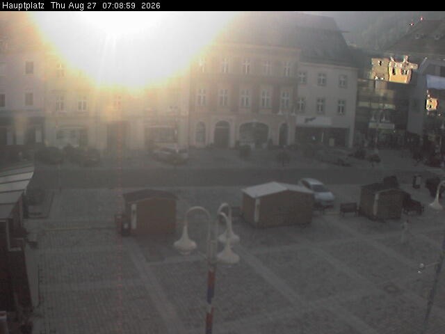 Archived image Webcam View towards main square, Judenburg, Styria (Austria)
