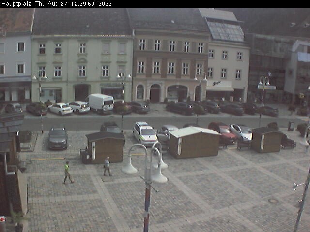 Archived image Webcam View towards main square, Judenburg, Styria (Austria)