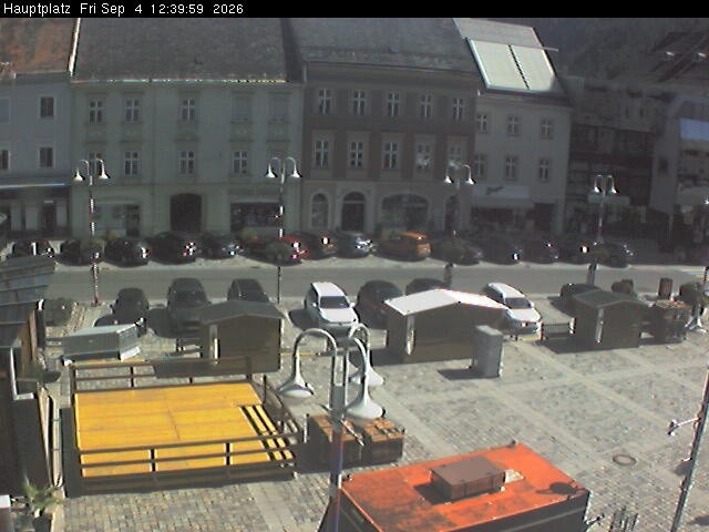 Archived image Webcam View towards main square, Judenburg, Styria (Austria)