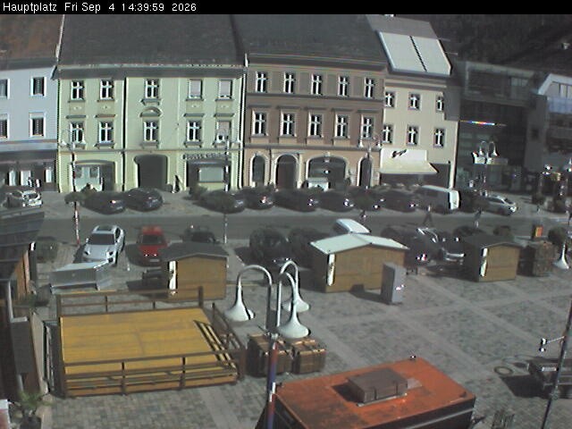 Archived image Webcam View towards main square, Judenburg, Styria (Austria)