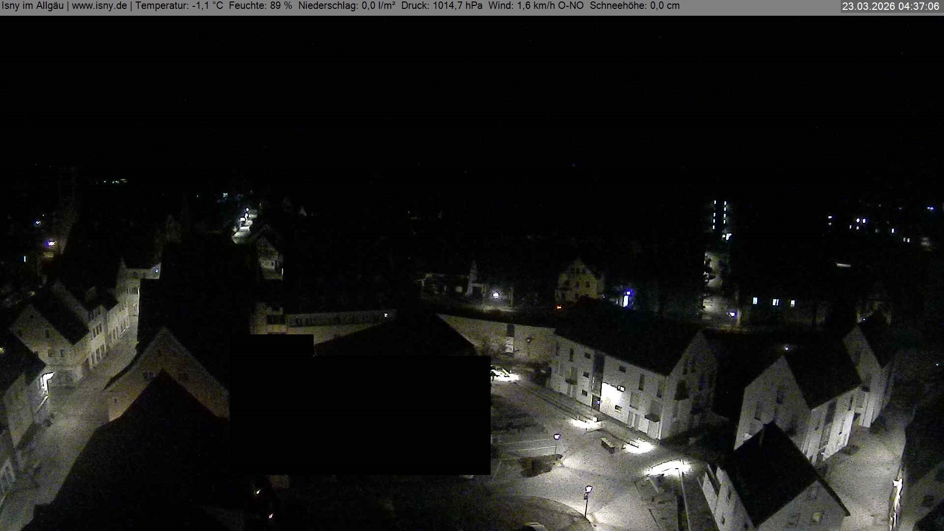 Archiv Foto Webcam Isny im Allgäu - Blick auf die Kirche St. Maria