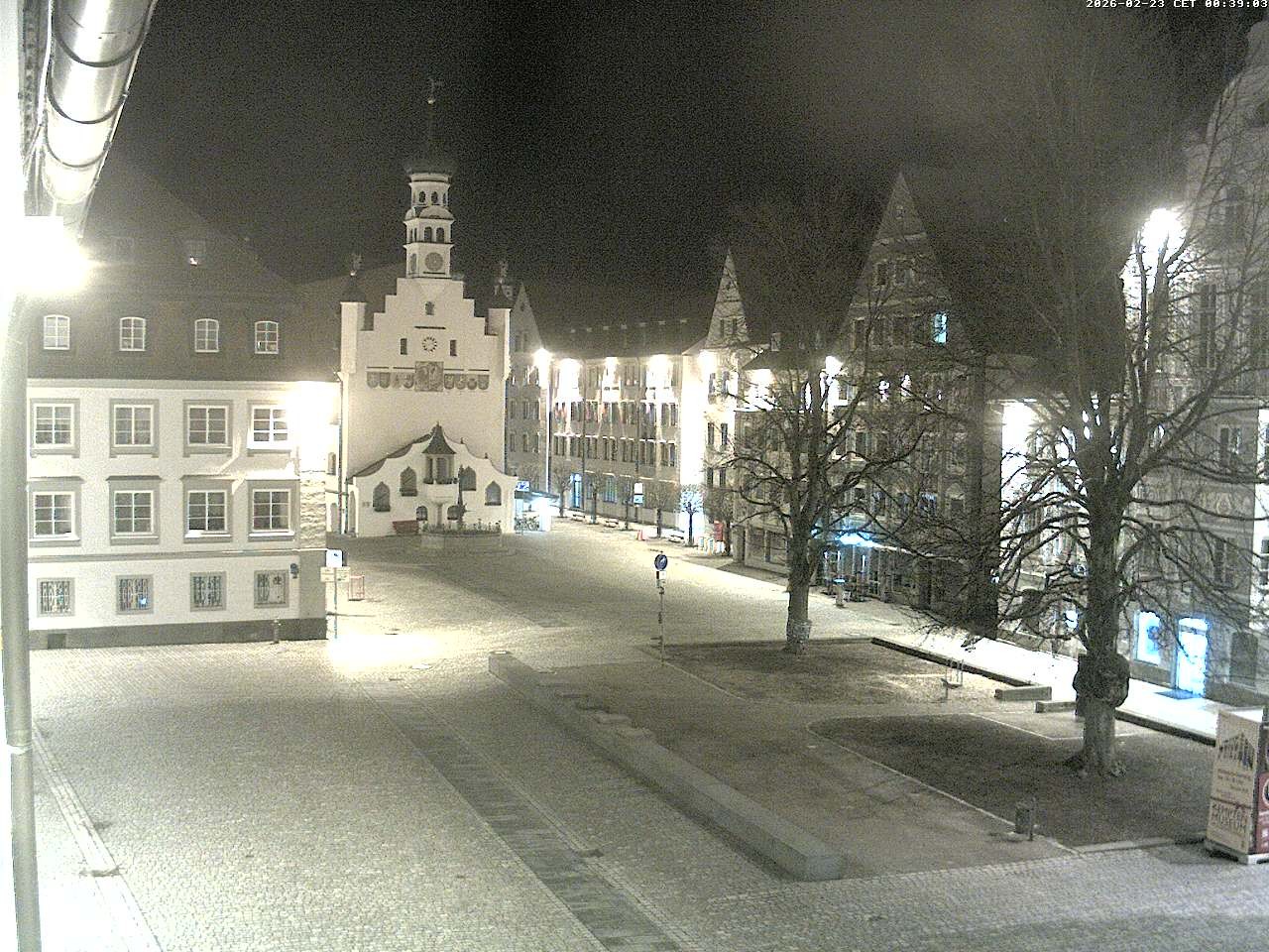 Archived image Webcam Town Hall - Kempten