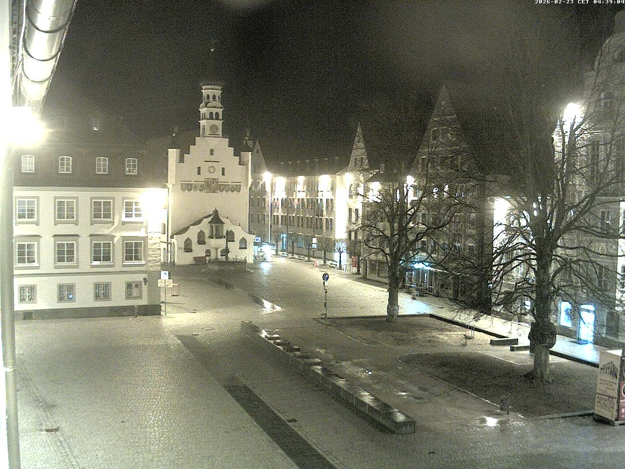 Archived image Webcam Town Hall - Kempten