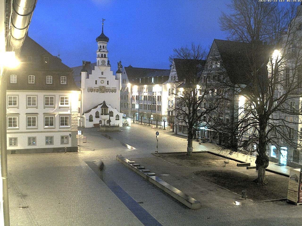 Archived image Webcam Town Hall - Kempten