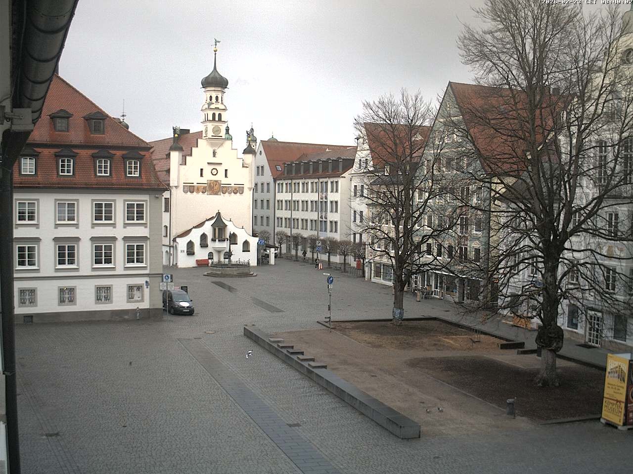 Archived image Webcam Town Hall - Kempten