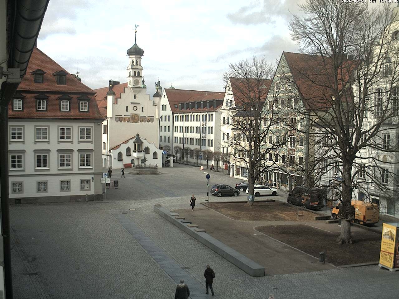 Archived image Webcam Town Hall - Kempten