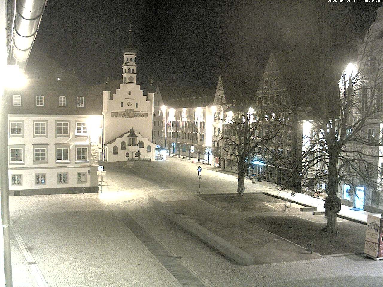 Archived image Webcam Town Hall - Kempten