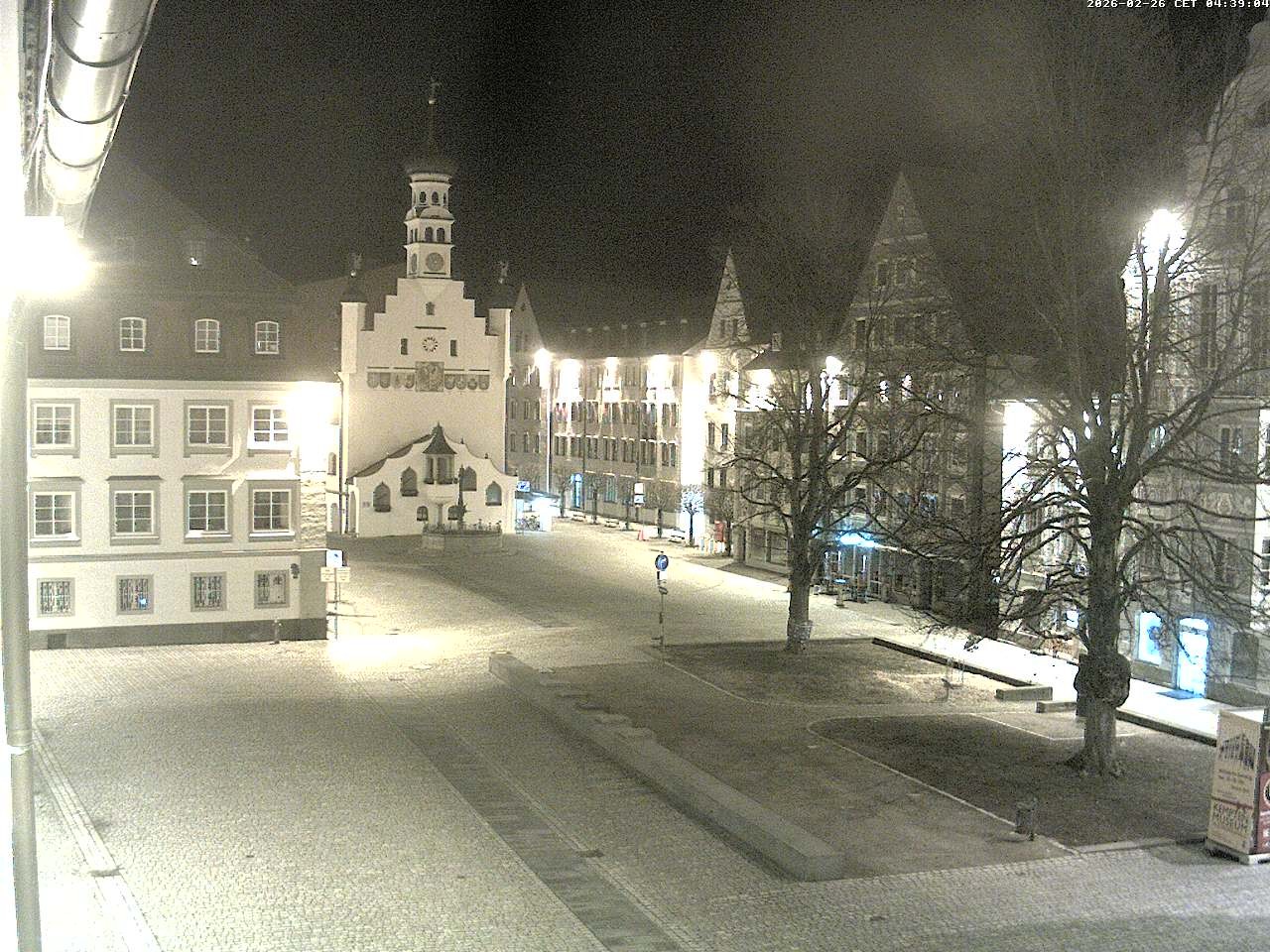 Archived image Webcam Town Hall - Kempten
