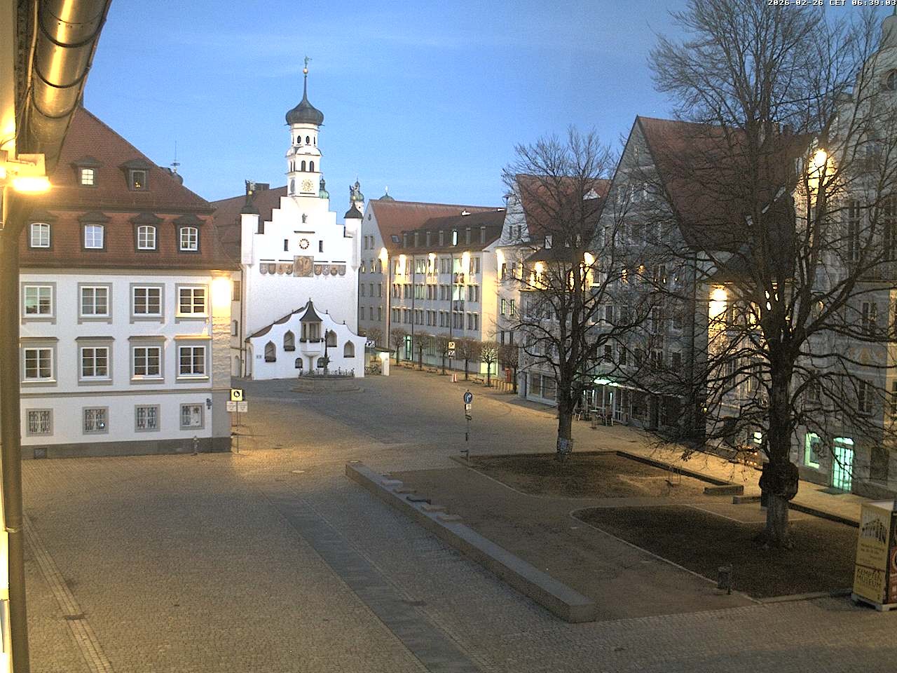 Archived image Webcam Town Hall - Kempten