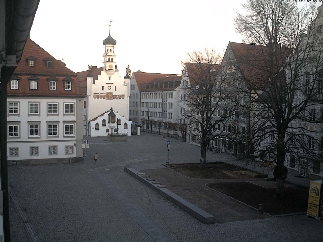 Archived image Webcam Town Hall - Kempten