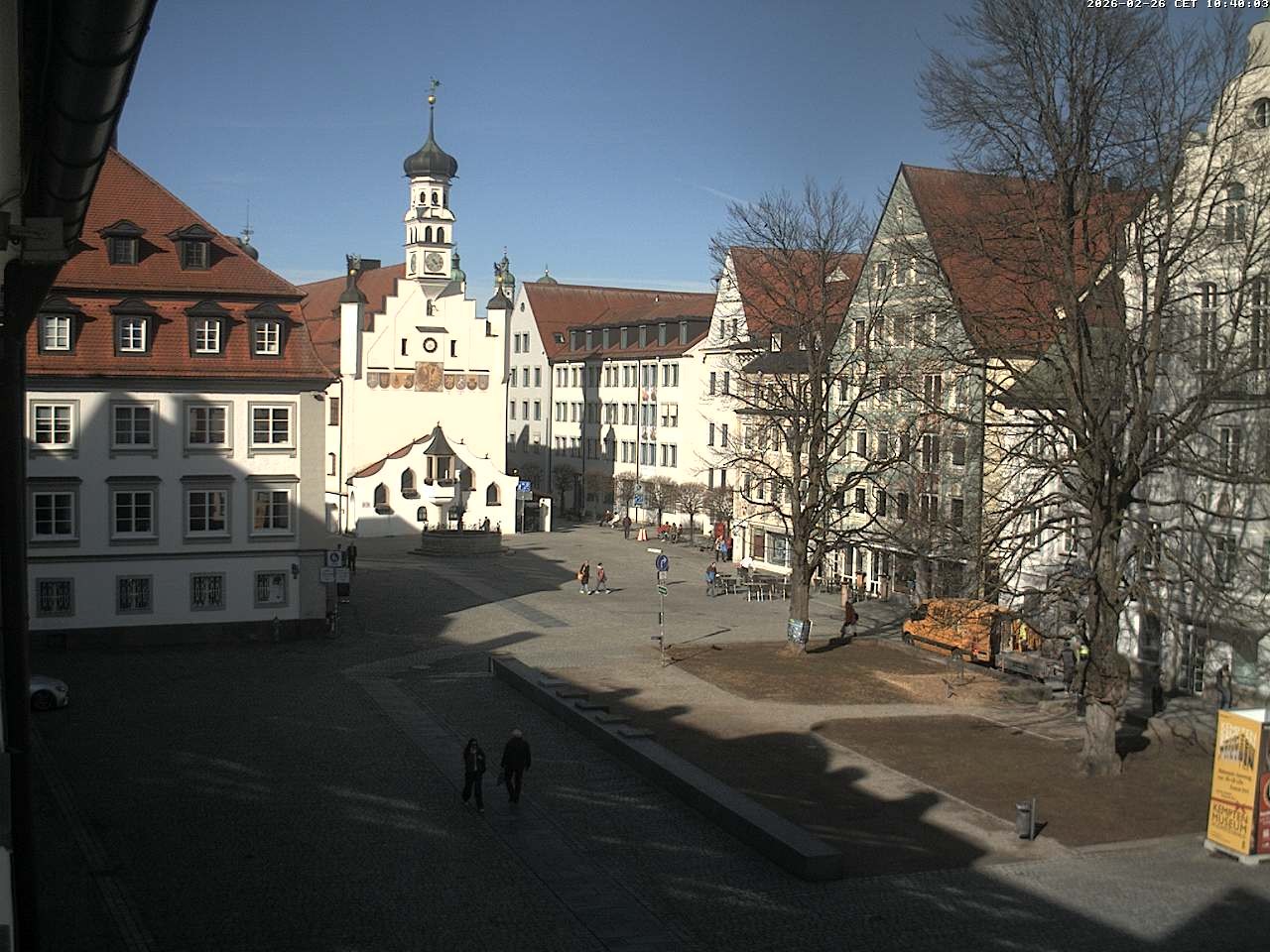 Archived image Webcam Town Hall - Kempten