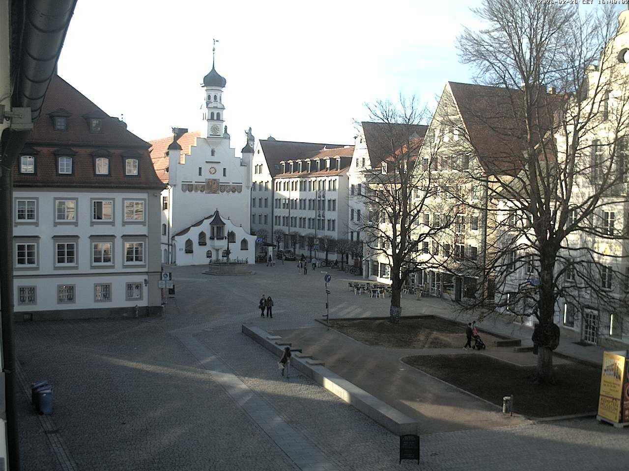 Archived image Webcam Town Hall - Kempten