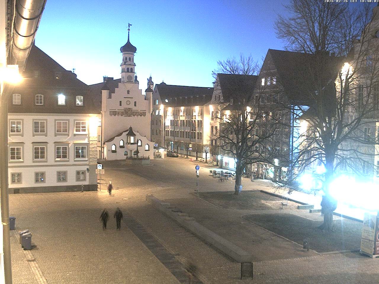 Archived image Webcam Town Hall - Kempten
