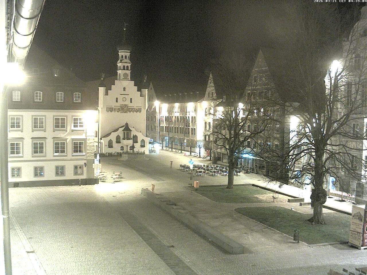 Archived image Webcam Town Hall - Kempten