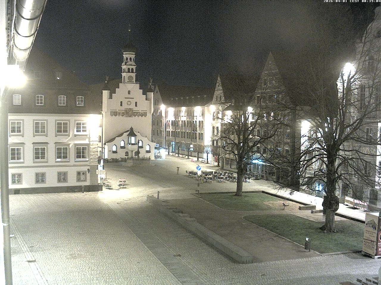 Archived image Webcam Town Hall - Kempten