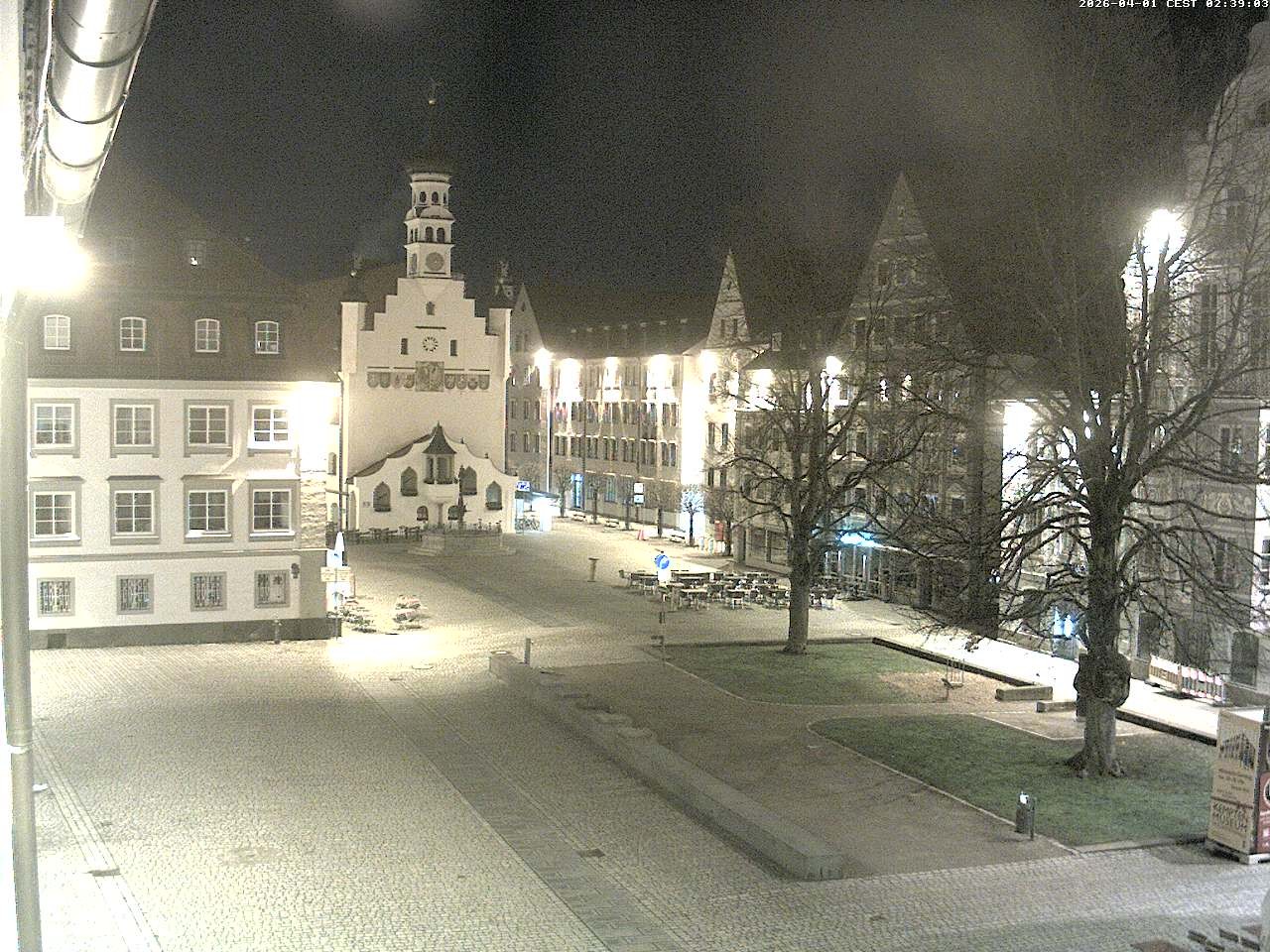 Archived image Webcam Town Hall - Kempten