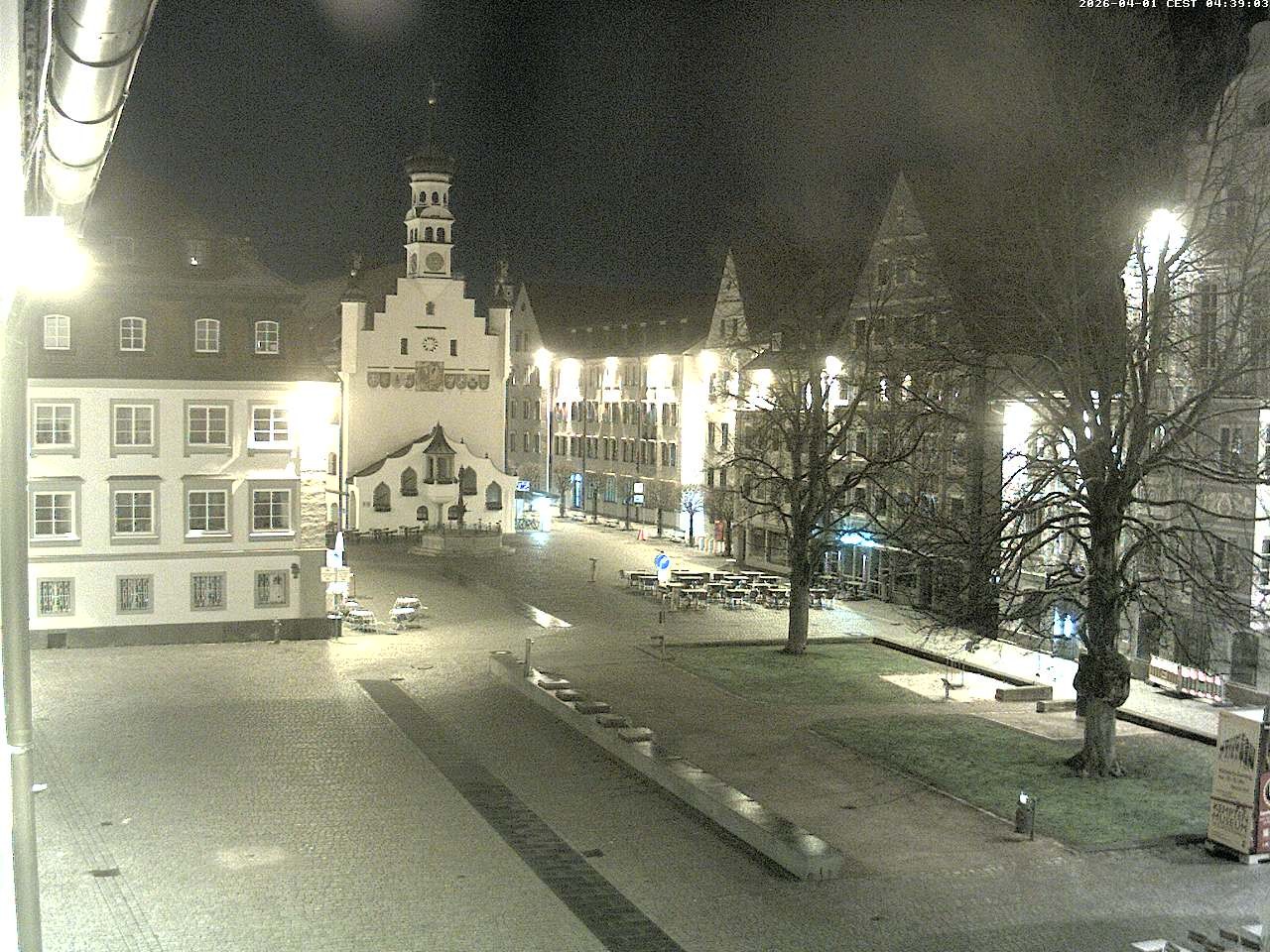 Archived image Webcam Town Hall - Kempten