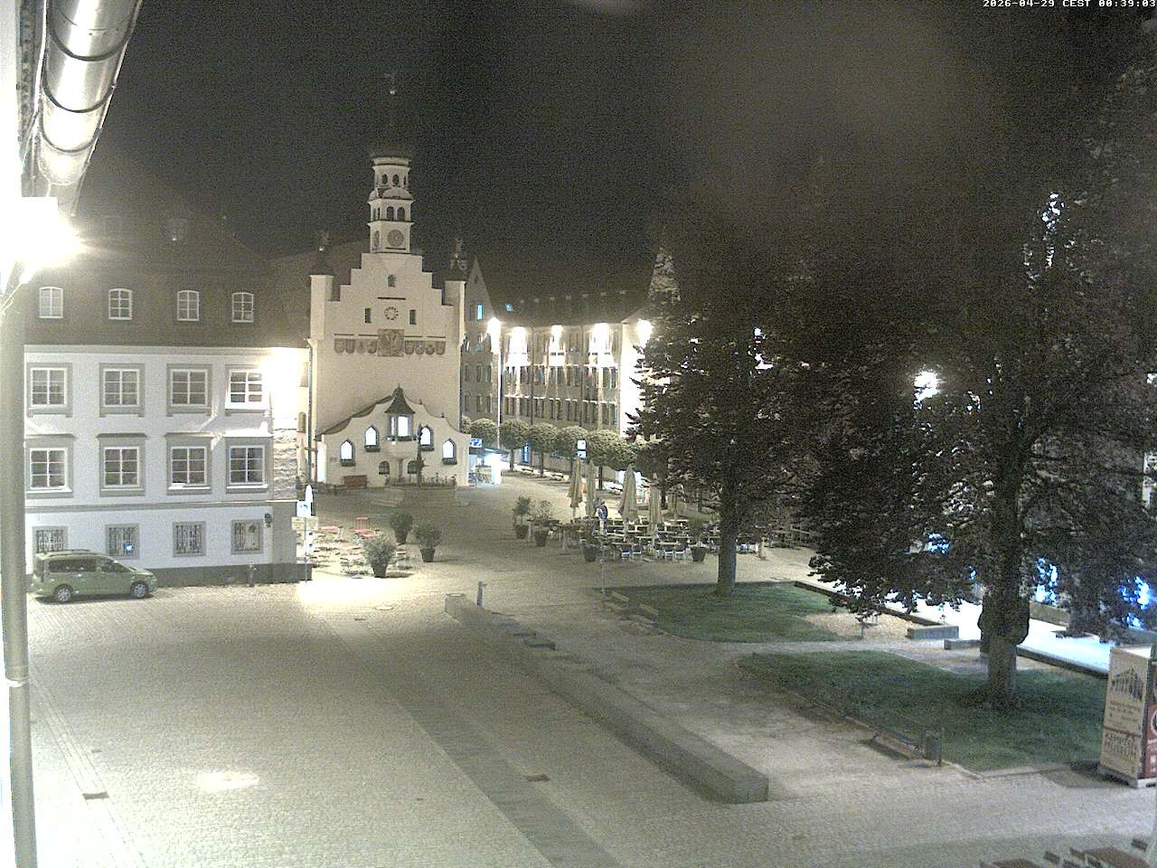 Archived image Webcam Town Hall - Kempten