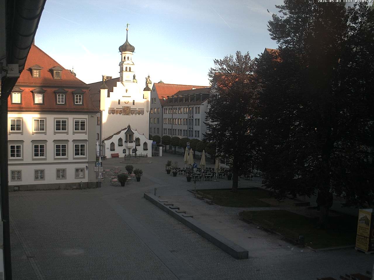 Archived image Webcam Town Hall - Kempten