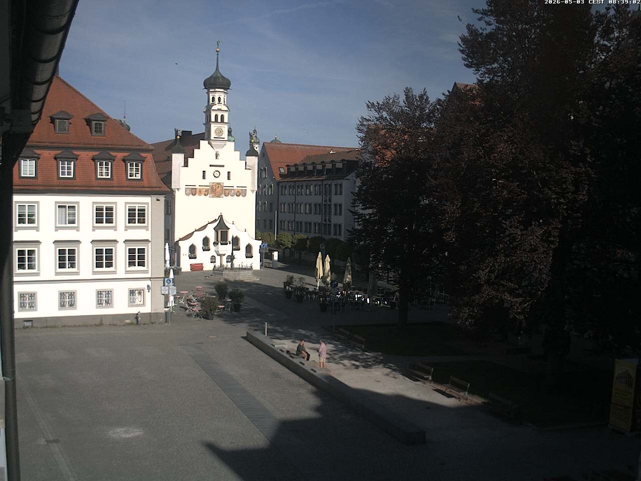 Archived image Webcam Town Hall - Kempten