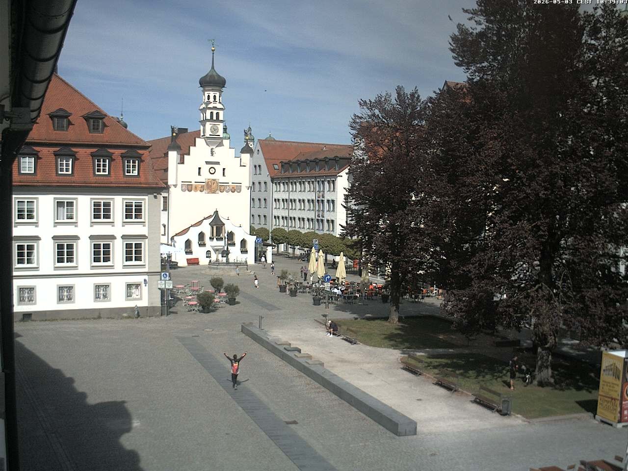 Archived image Webcam Town Hall - Kempten
