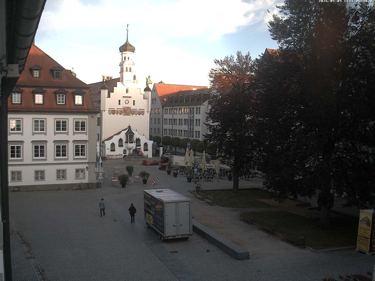 Archived image Webcam Town Hall - Kempten