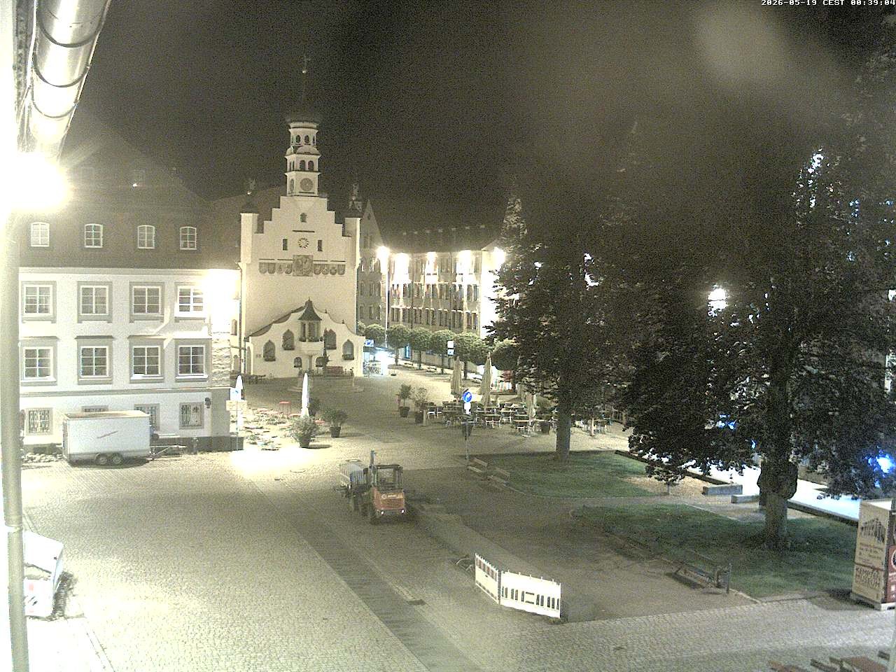 Archived image Webcam Town Hall - Kempten