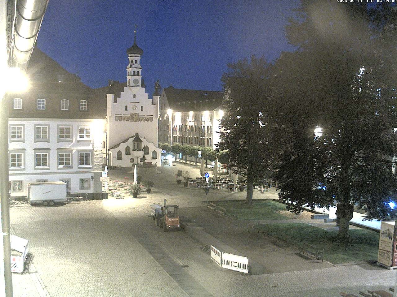 Archived image Webcam Town Hall - Kempten