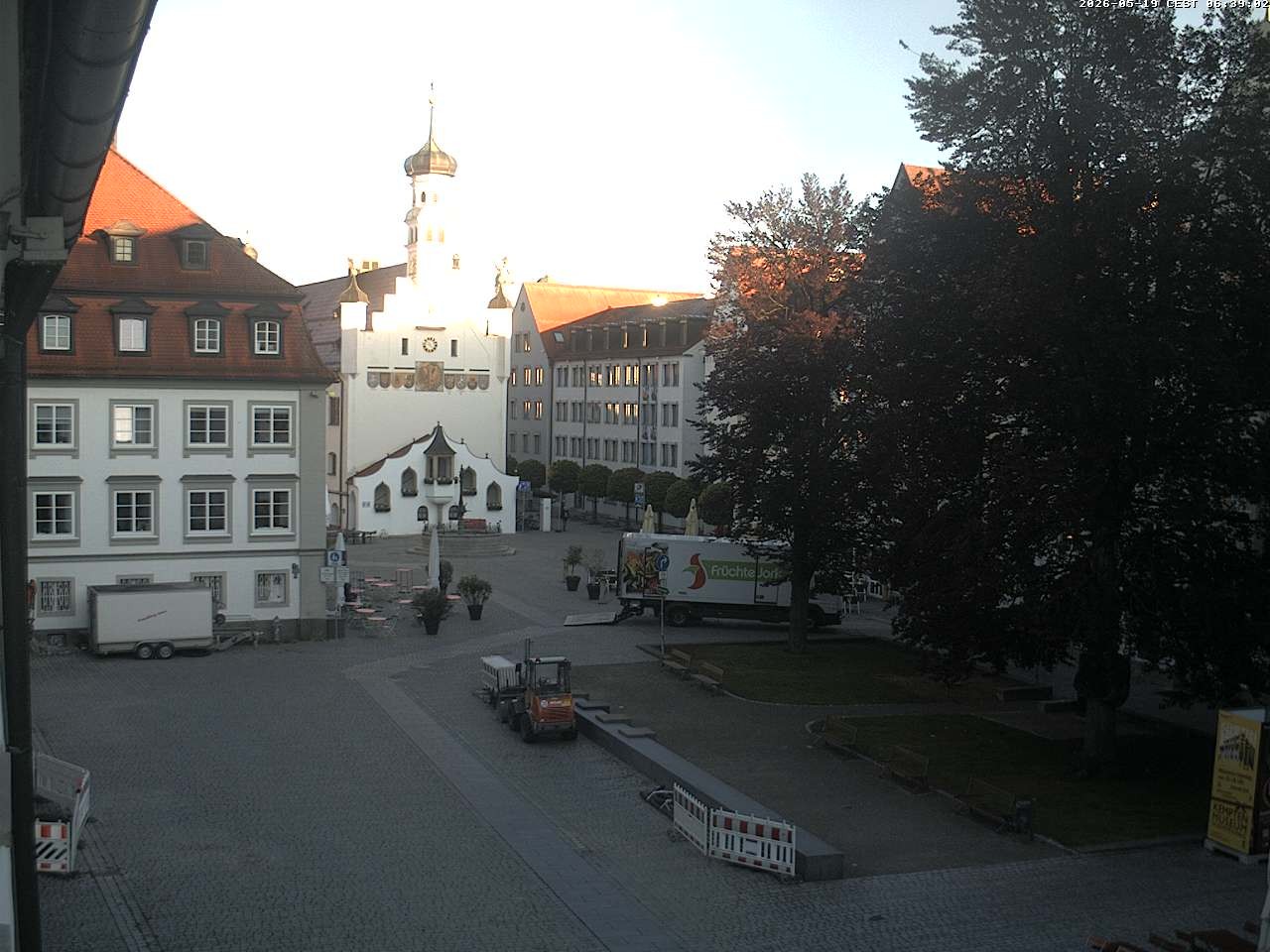 Archived image Webcam Town Hall - Kempten