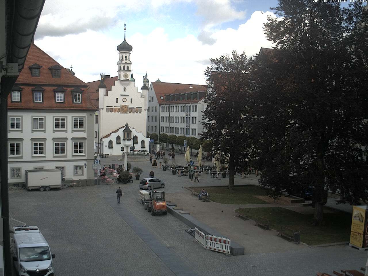 Archived image Webcam Town Hall - Kempten