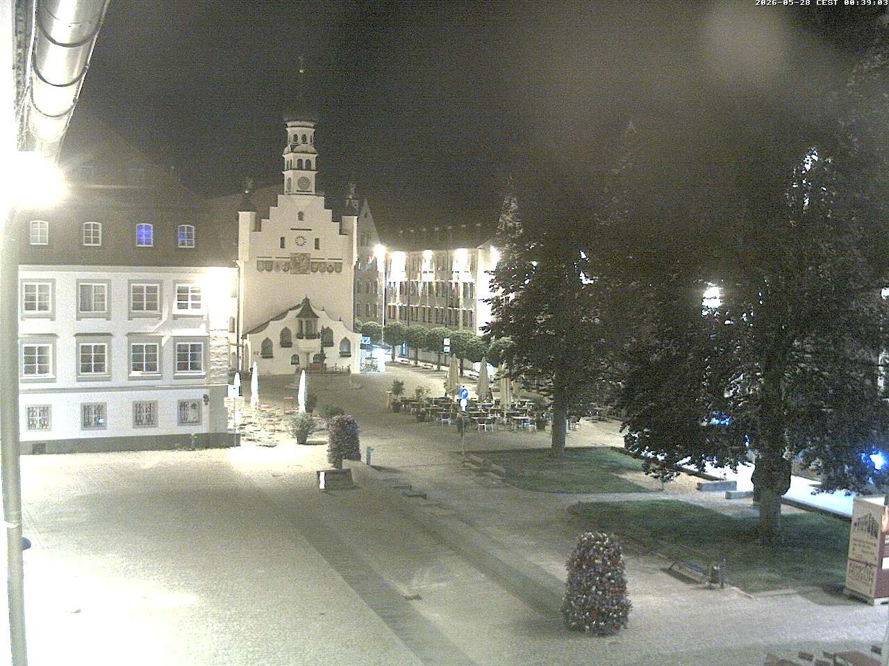 Archived image Webcam Town Hall - Kempten