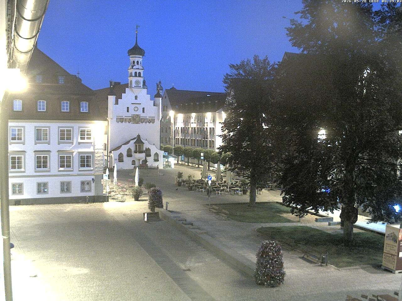Archived image Webcam Town Hall - Kempten