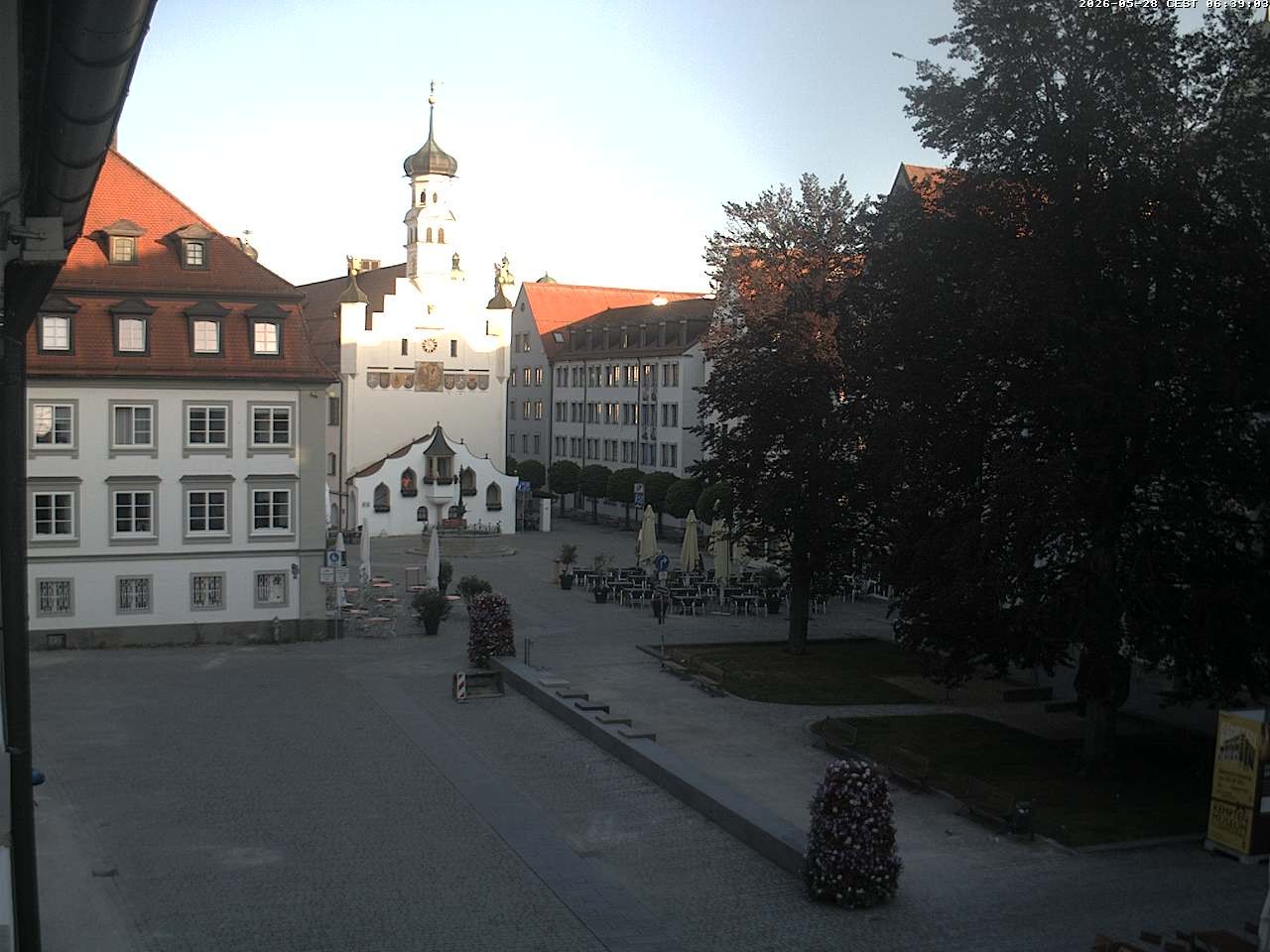 Archived image Webcam Town Hall - Kempten