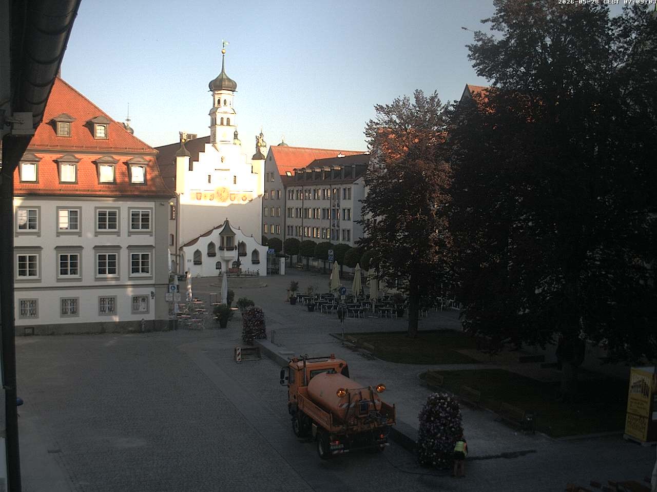 Archived image Webcam Town Hall - Kempten