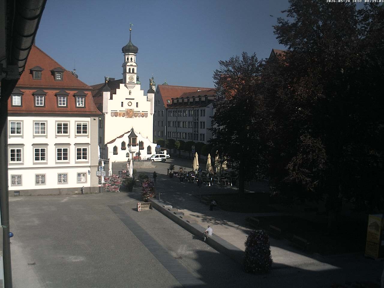 Archived image Webcam Town Hall - Kempten