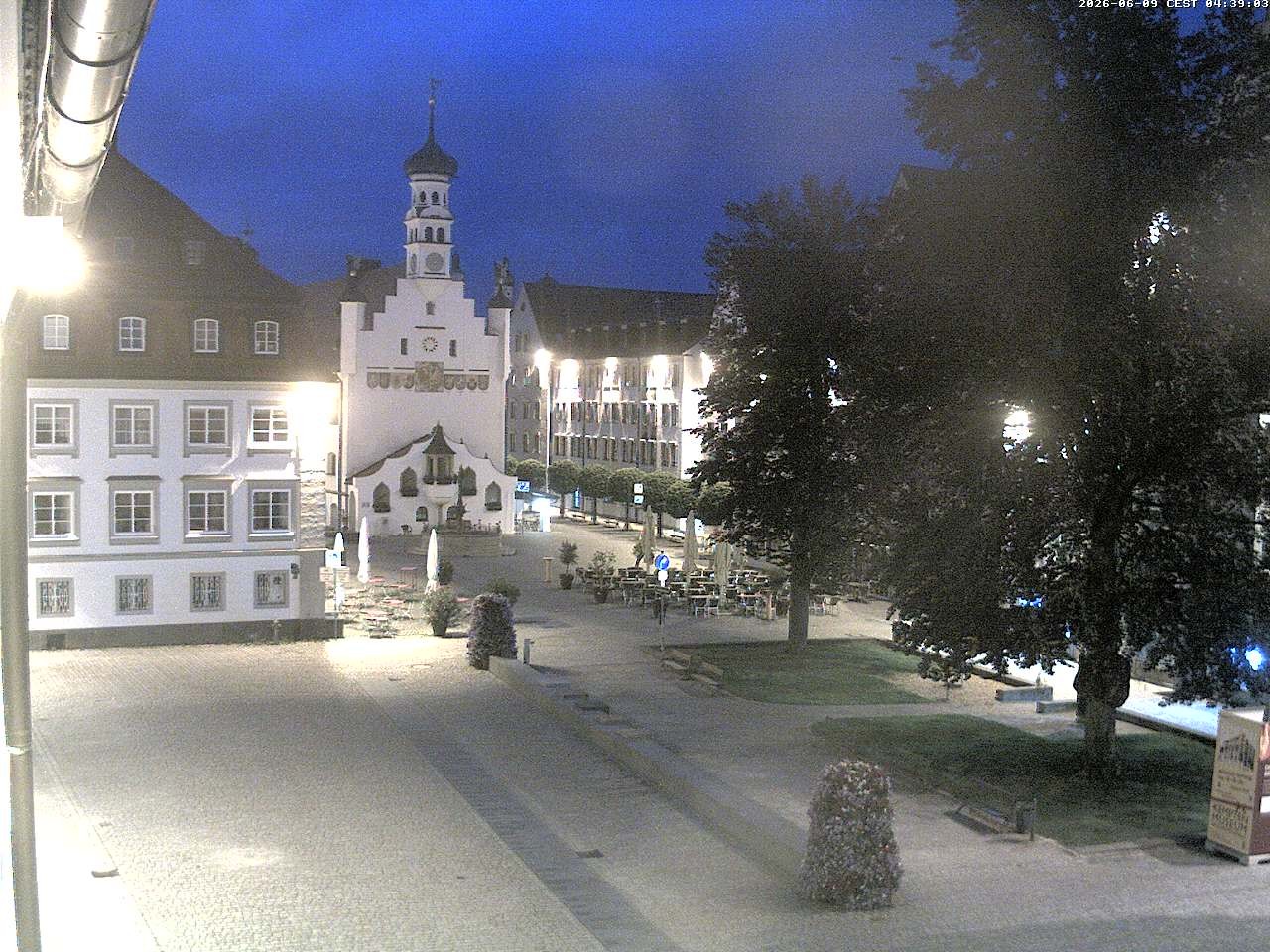 Archived image Webcam Town Hall - Kempten