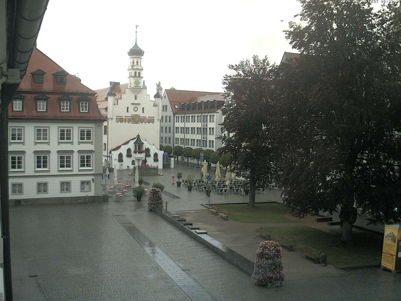 Archived image Webcam Town Hall - Kempten