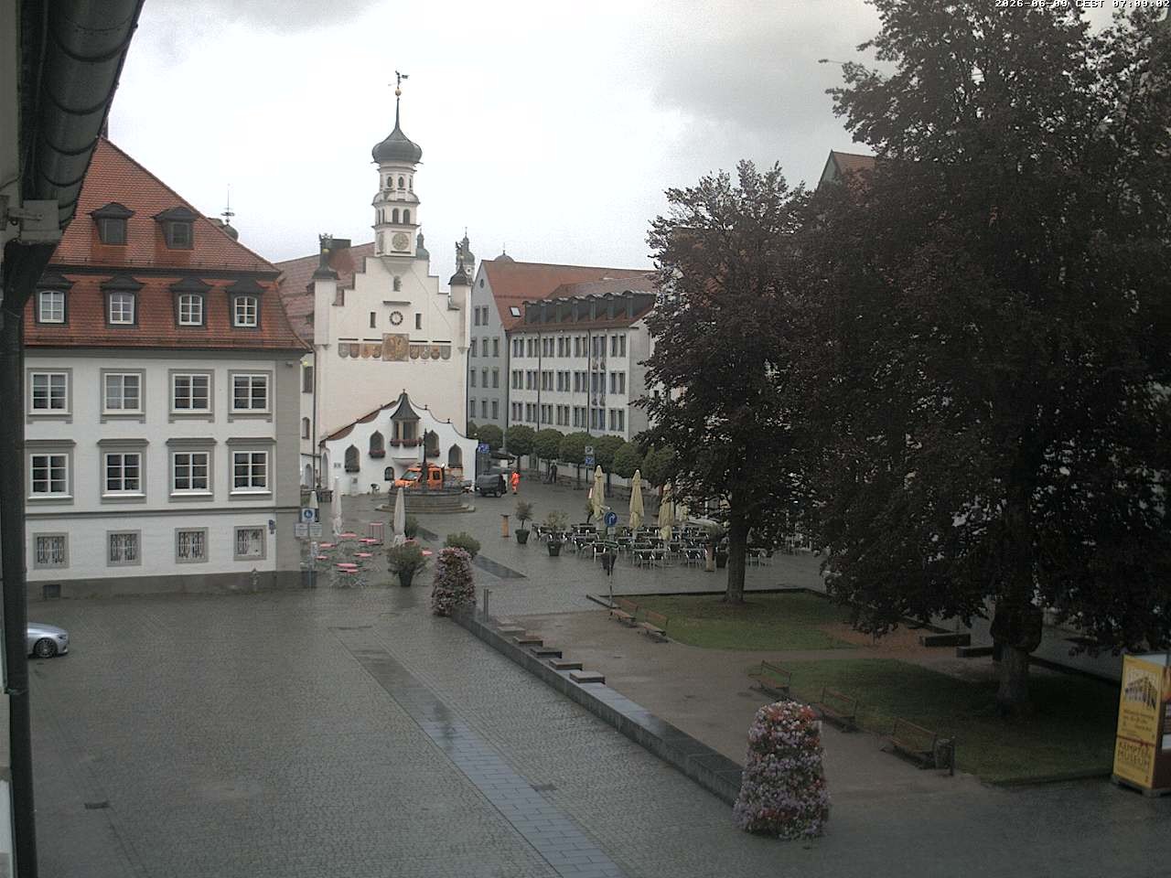 Archived image Webcam Town Hall - Kempten